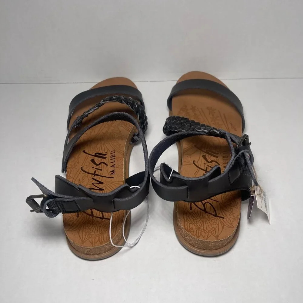 Blowfish Black and Brown Sandals - Picture 6 of 10